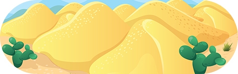 Desert illustration